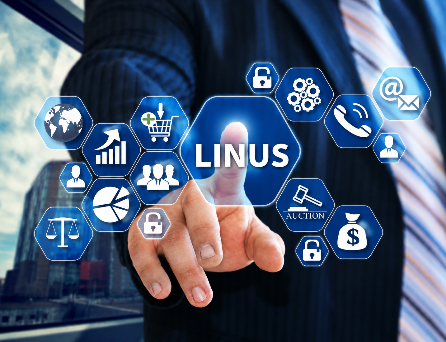Painel de operação Linus Tecnologia